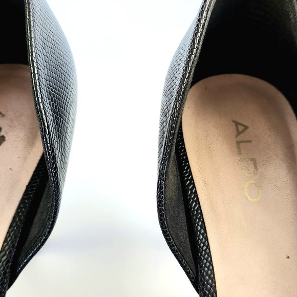 ALDO Women's Pumps - Black - Size 8 - 3.5" Heels - Vietnam - Picture 6 of 12